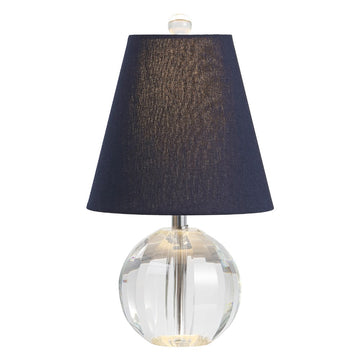 Goddard 16" Crystal Ball/Metal LED Table Lamp - JONATHAN Y